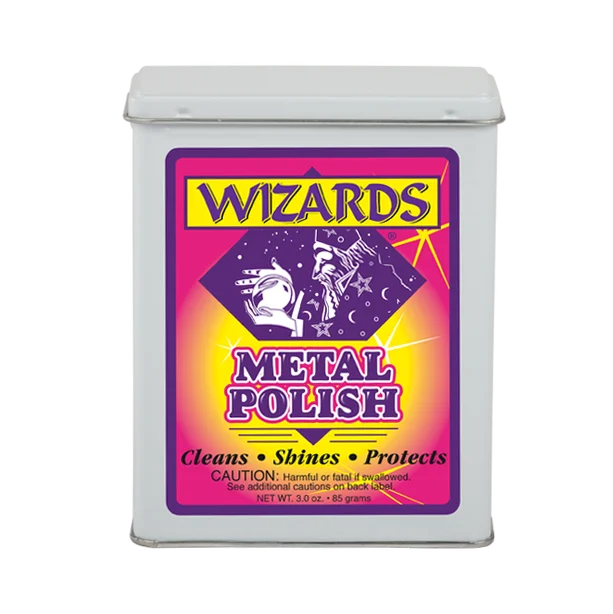 Полировальная паста для металла Wizards Metal Polish 11011 вата для полировки хрома 85 гр - 1