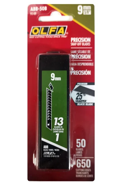 Лезвия Olfa BLACK MAX сегментированные ABB-50B 50 шт черные GT116 Black - 1