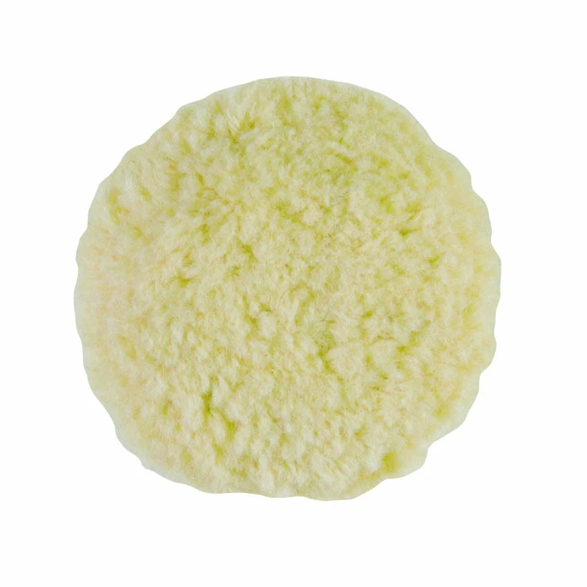 Buff and Shine Шерстяной полировальный круг абразивный бежевый 80 мм - 4