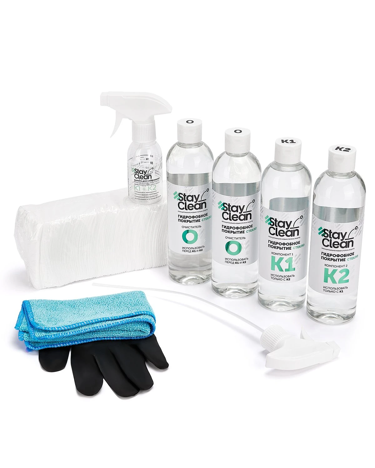 Антидождь профессиональный набор StayClean 1000 мл на 100 стекол - 5