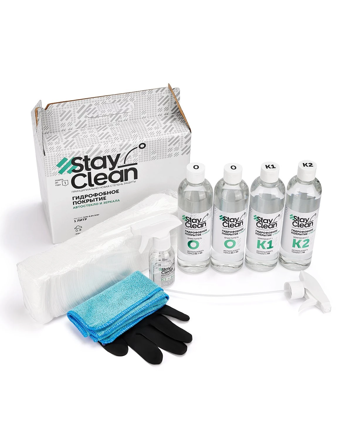 Антидождь профессиональный набор StayClean 1000 мл на 100 стекол - 6