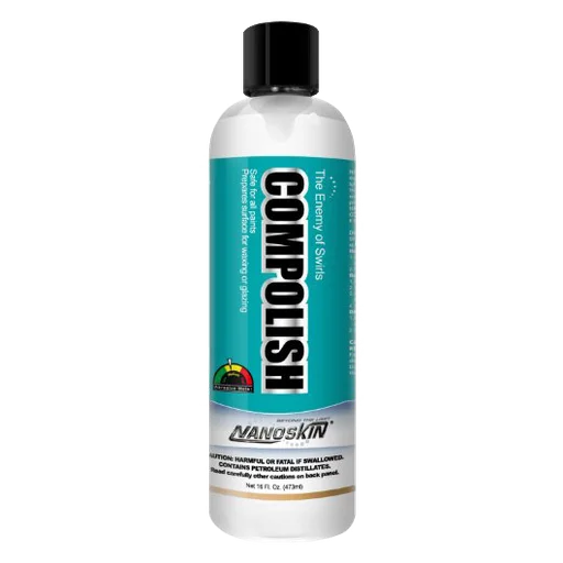 Nanoskin Полировальная паста среднеабразивная COMPOLISH, 473 мл - 1