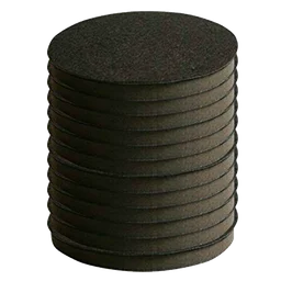 Nanoskin Микрофибровый полировальник режущий, черный, 160 мм, 12 шт.