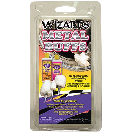 Пады для полировки хрома Wizards Metal Buffs Kit 11099 комплект 4 шт - 1
