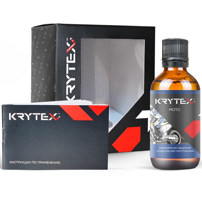 Krytex MOTO - композитное защитное покрытие для мототехники, 50 мл - 1