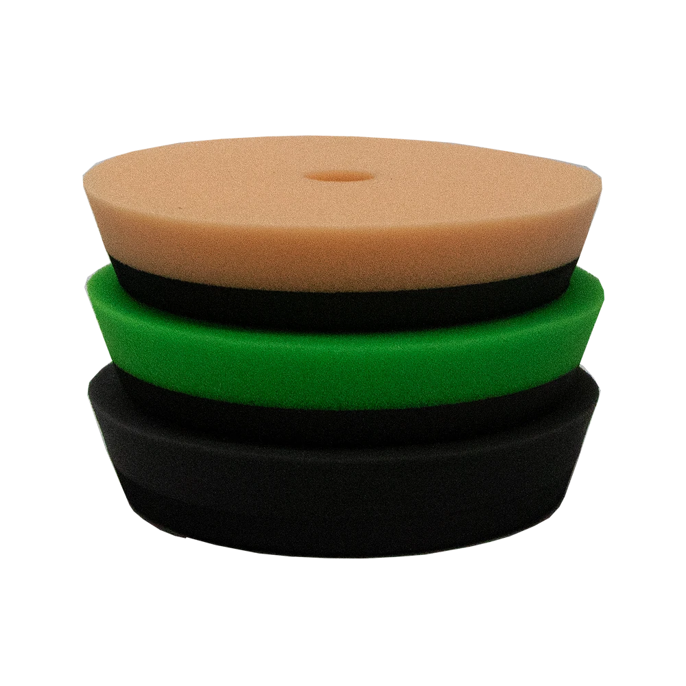 MaxShine Поролоновый полировальный круг двухслойный, жесткий, 150-175x30 мм - 11