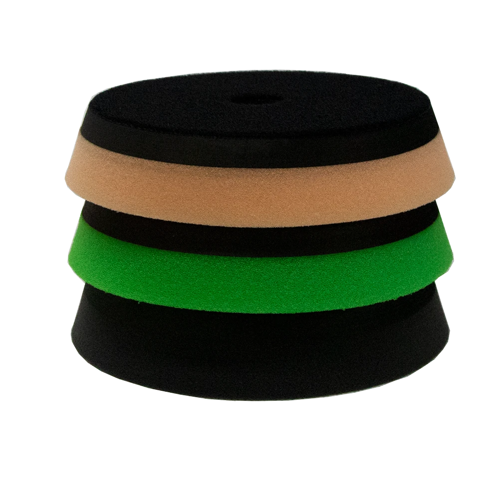 MaxShine Поролоновый полировальный круг двухслойный, жесткий, 150-175x30 мм - 6