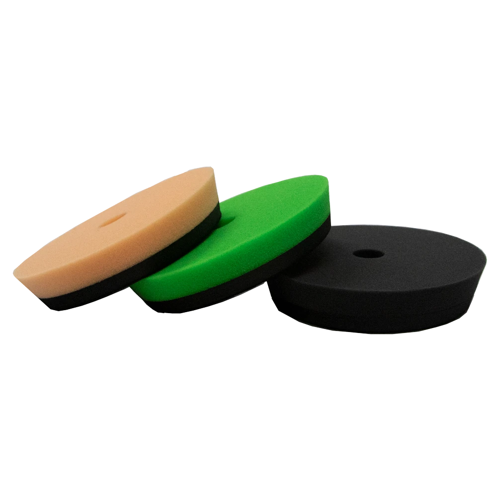 MaxShine Поролоновый полировальный круг двухслойный, средней жесткости, 150-175x30 мм - 9