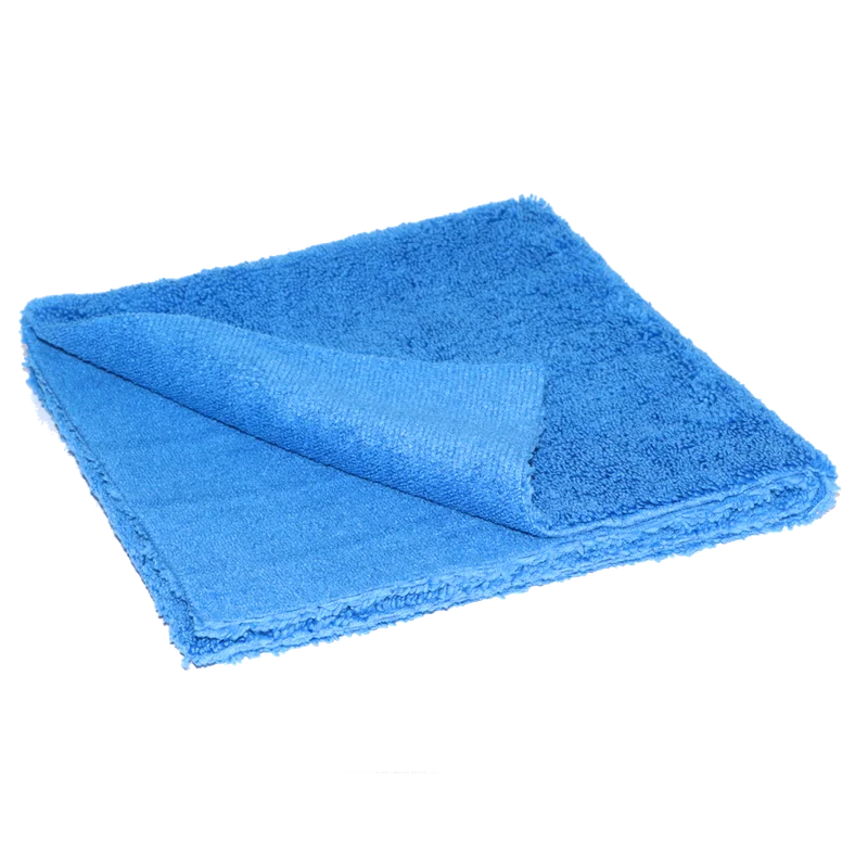 MaxShine Микрофибровая салфетка без краев, голубая, 40х40, 380 г/м2 - 1