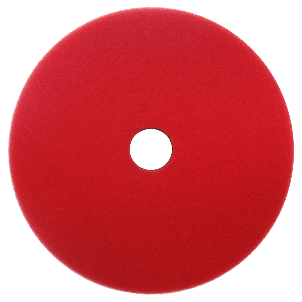 MaxShine Поролоновый полировальный круг финишный, мягкий, красный, 130-140x20 мм - 2