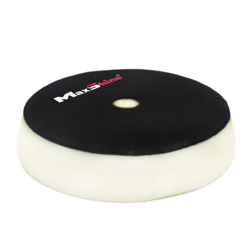 MaxShine Режущий поролоновый полировальный круг, жесткий, белый, 155-170x30 мм - 1
