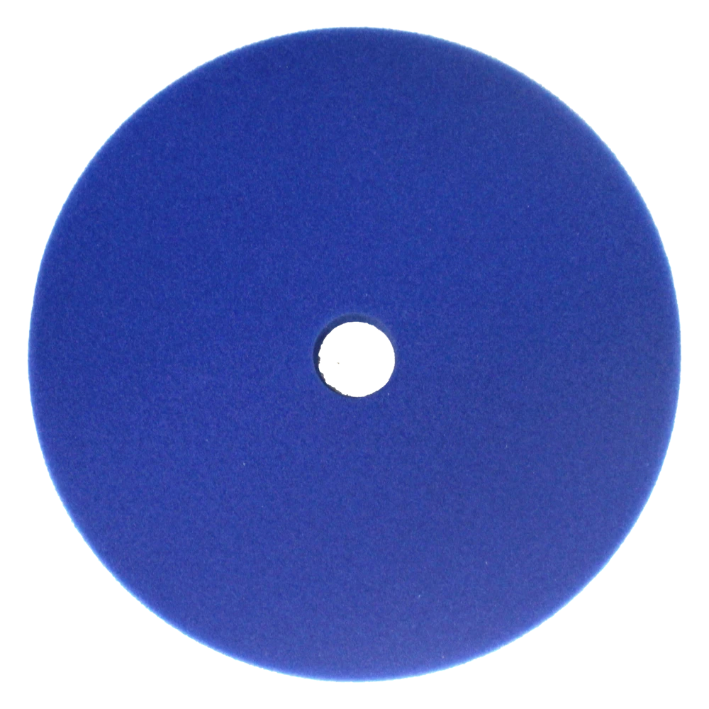 MaxShine Поролоновый полировальный круг, средней жесткости, голубой, 155-170x30 мм - 7