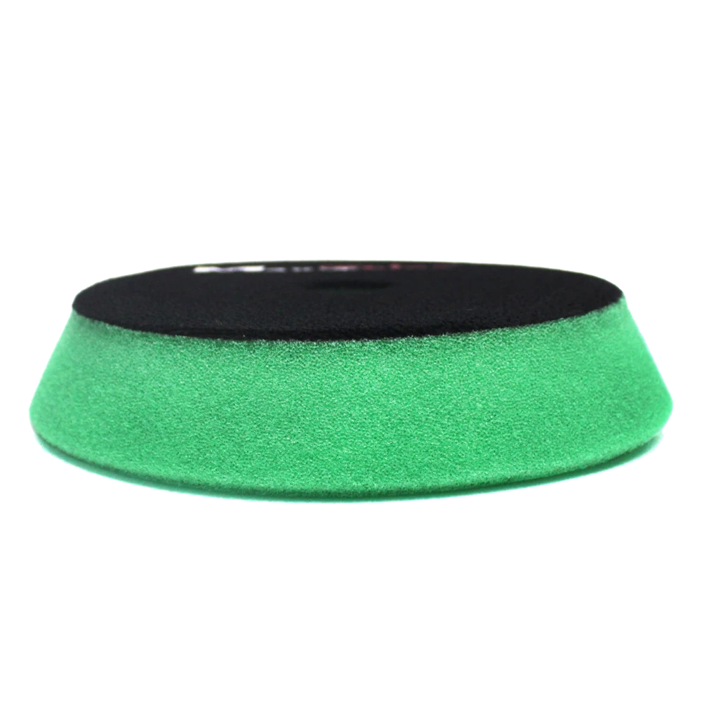MaxShine Сильно режущий поролоновый полировальный круг, жесткий, зеленый, 130-155x30 мм - 2