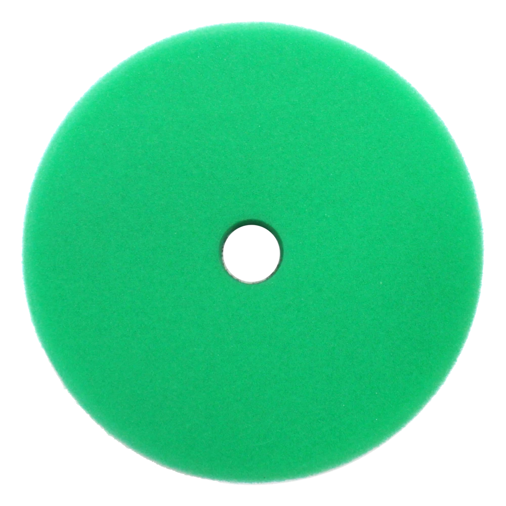 MaxShine Сильно режущий поролоновый полировальный круг, жесткий, зеленый, 130-155x30 мм - 3