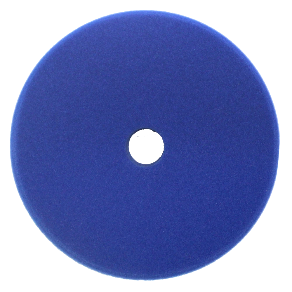 MaxShine Режущий поролоновый полировальный круг, жесткий, голубой, 130-155x30 мм - 4