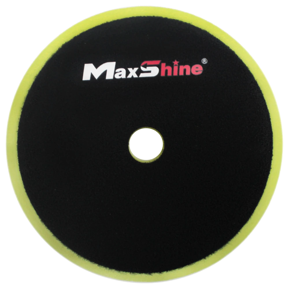MaxShine Поролоновый полировальный круг, средней жесткости, желтый, 155-175x30 мм - 5