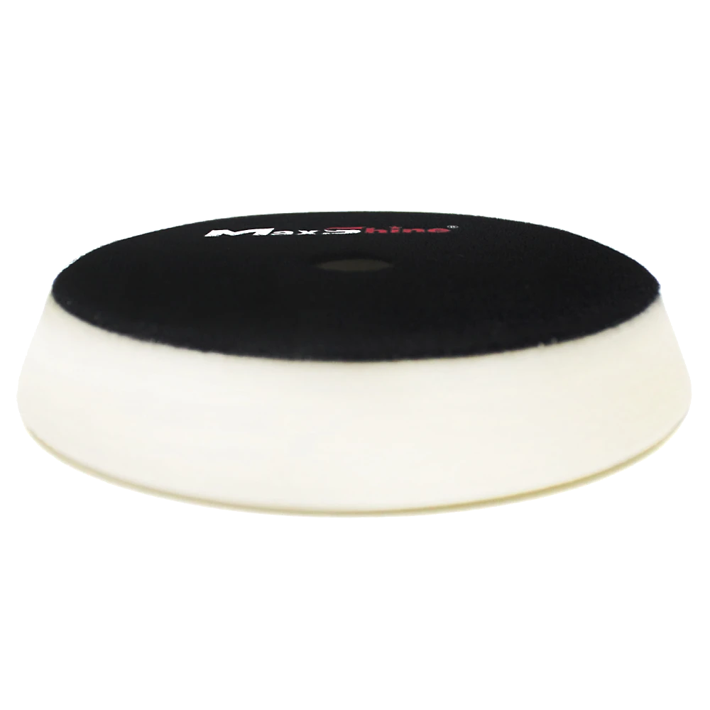 MaxShine Поролоновый полировальный круг финишный, мягкий, белый, 155-175x30 мм - 5