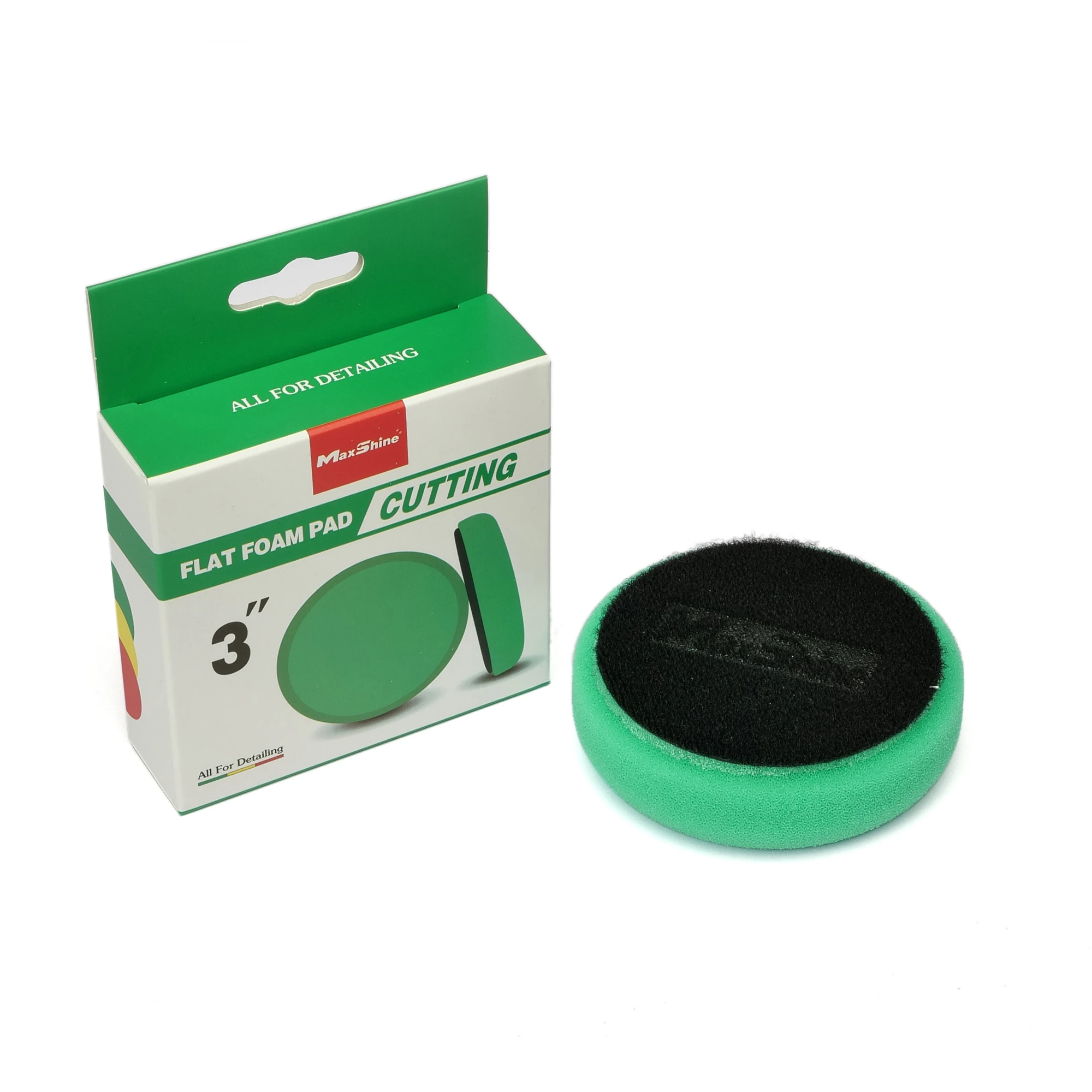 Жесткий режущий полировальный круг поролоновый MaxShine 2031085G /W 85x25мм - 6