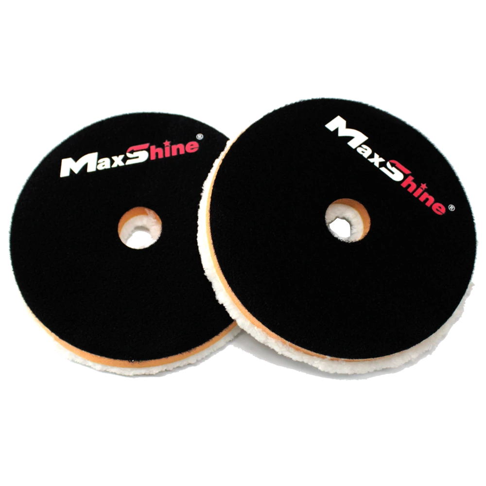 MaxShine Полировальный микрофибровый круг с оранжевой поролоновой подложкой, 130 мм - 4