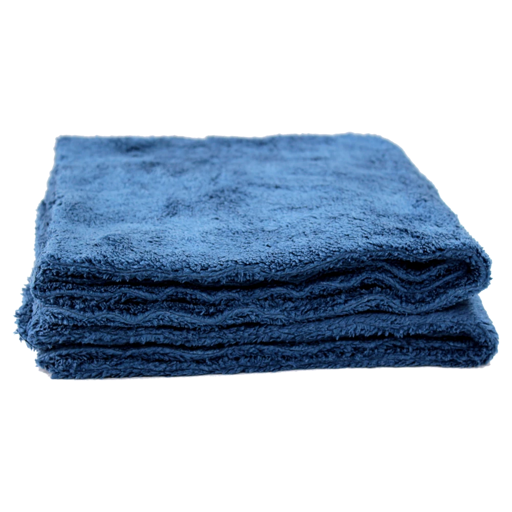 MaxShine Ультравпитывающая микрофибровая салфетка без краев, синяя, 500 г/м2, 40x40 см - 4