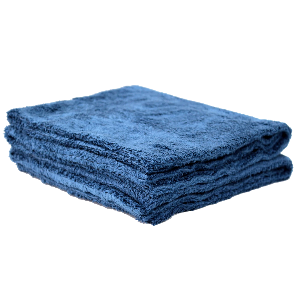 MaxShine Ультравпитывающая микрофибровая салфетка без краев, синяя, 500 г/м2, 40x40 см - 5