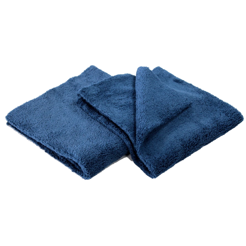 MaxShine Ультравпитывающее микрофибровое полотенце без краев, синее, 600 г/м2, 40x60 см - 2