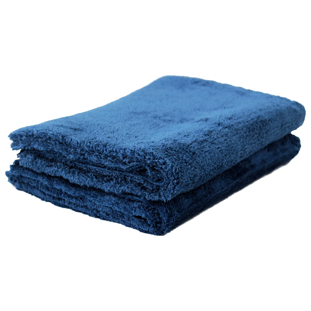 MaxShine Ультравпитывающее микрофибровое полотенце без краев, синее, 600 г/м2, 40x60 см - 3