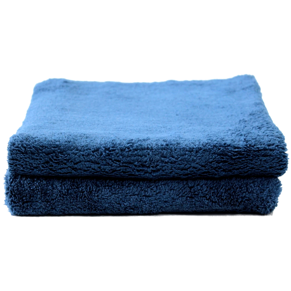 MaxShine Ультравпитывающее микрофибровое полотенце без краев, синее, 600 г/м2, 40x60 см - 5