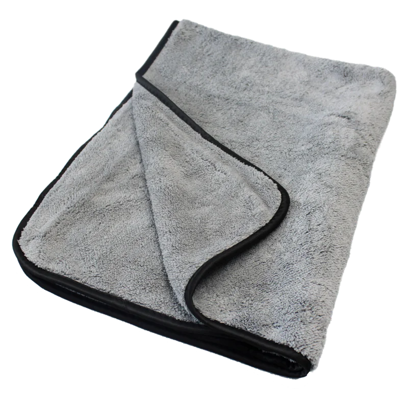 MaxShine Микрофибровое полотенце для сушки кузова, серое, 500 г/м2, 40x60 см - 1