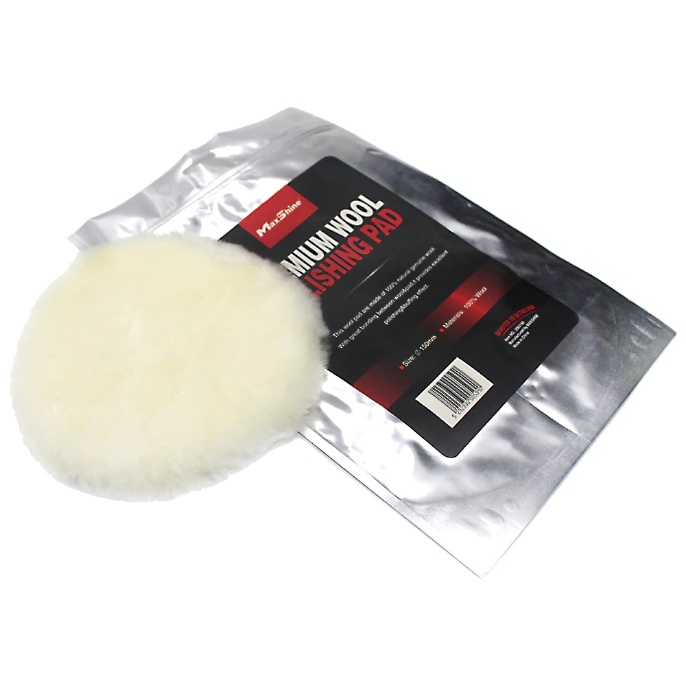 MaxShine Премиум шерстяной полировальный круг, 125 мм - 2