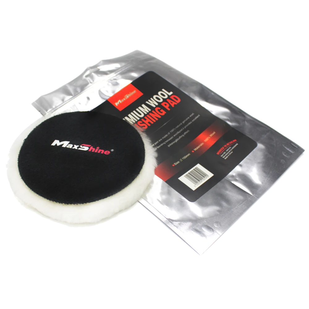 MaxShine Премиум шерстяной полировальный круг, 150 мм - 2