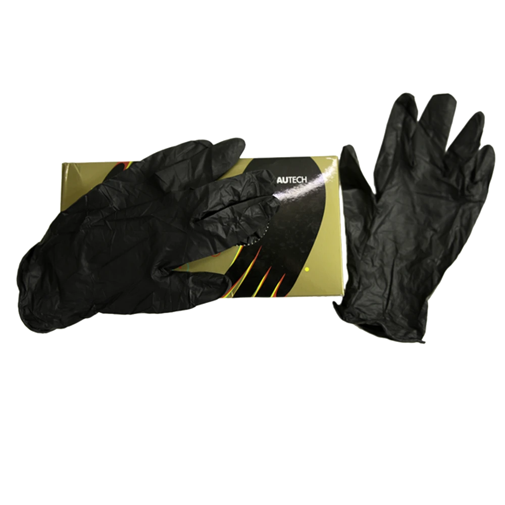Autech Перчатки резиновые размер L комплект 100 шт - 2