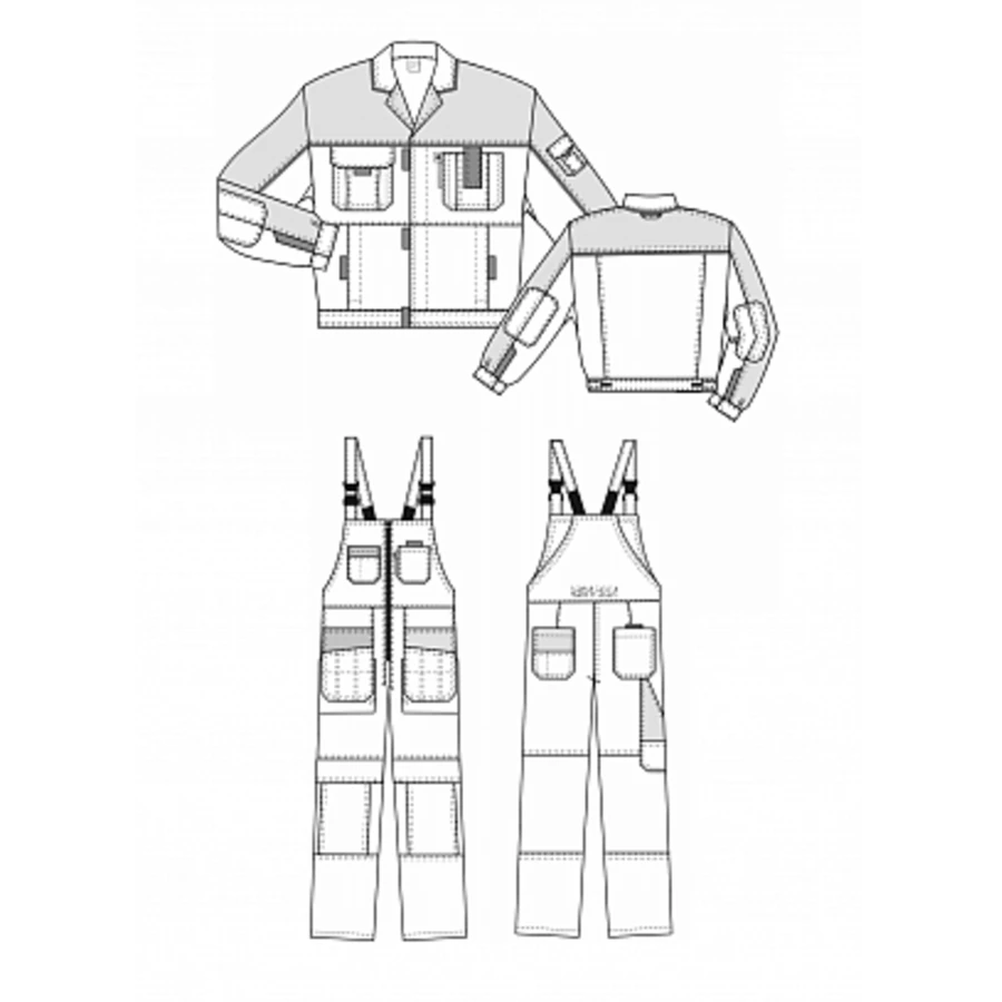 Koch Chemie Проф. одежда для мойщиков авто КОМБИНЕЗОН размер L - 2