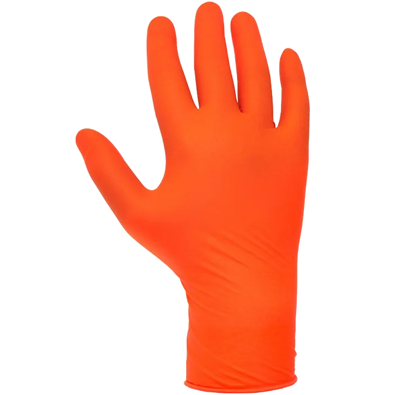Нитриловые перчатки универсальные черные JetaSafety JSN810/XL ультрапрочные 50пар - 1