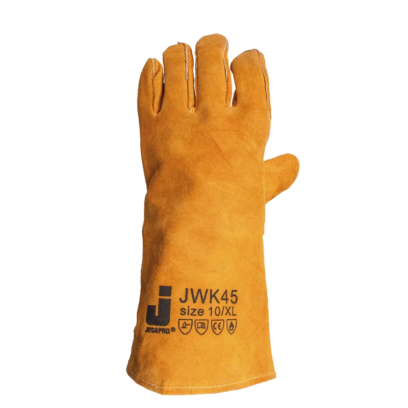 Jeta Pro Термозащитные перчатки краги из коровьей кожи, манжета, 1 пара, XL, JWK45, JetaSafety - 1