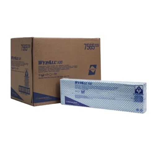 Kimberly-Clark Протирочные салфетки Wypall X80, голубой, 25 штук, 7565, Kimberly Clark - 1