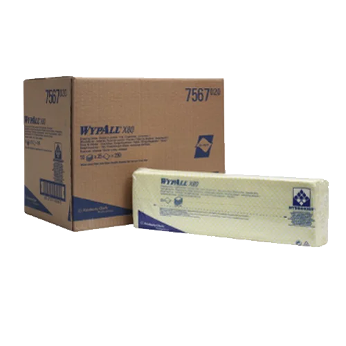 Kimberly-Clark Протирочные салфетки Wypall X80, желтый, 25 штук, 7567, Kimberly Clark - 1