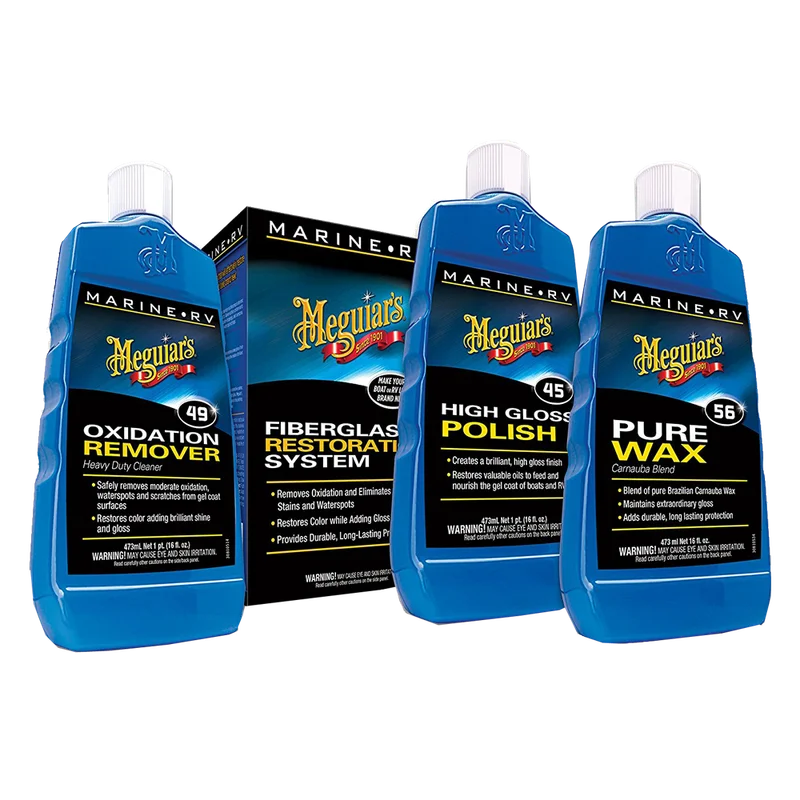 Meguiars M4965 Система восстановления стекловол. поверхностей Fiberglass Restoration System - 1