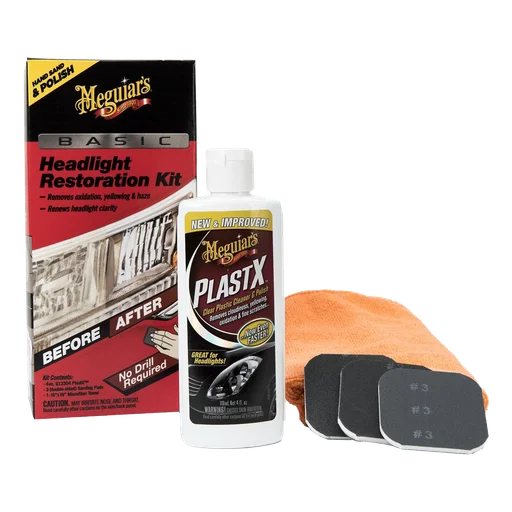 G2960 Базовый набор для восстановления фар Basic Headlight Restoration Kit, Meguiars - 1