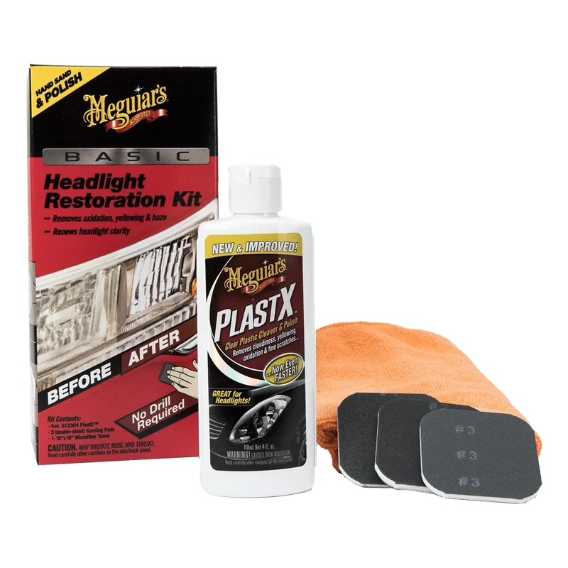 Meguiars G2960 Базовый набор для восстановления фар Basic Headlight Restoration Kit - 1
