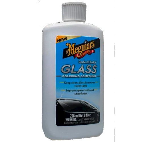 Очиститель стекол Meguiars Glass Polishing Compound G8408 для глубокой очистки стекол 236 мл - 1