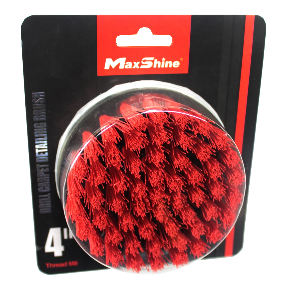 MaxShine Щетка - насадка для химчистки на шуруповерт, 10 см - 2