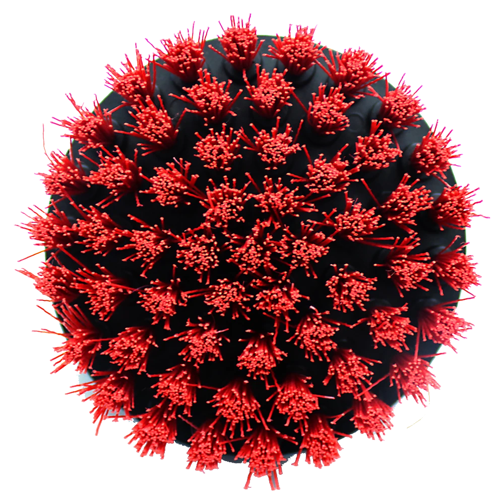 MaxShine Щетка - насадка для химчистки на шуруповерт, 10 см - 3