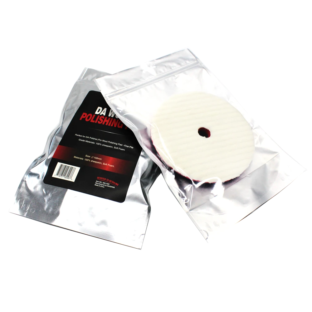 MaxShine Шерстяной полировальный круг для машинки DA, 125мм - 5