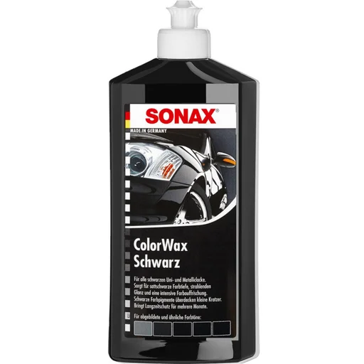 Цветной воск Черный блеск Sonax Color Wax 298200 черный 0,5 л - 1