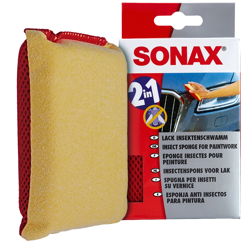 Sonax Универсальная мягкая губка для удаления насекомых двухсторонняя - 1