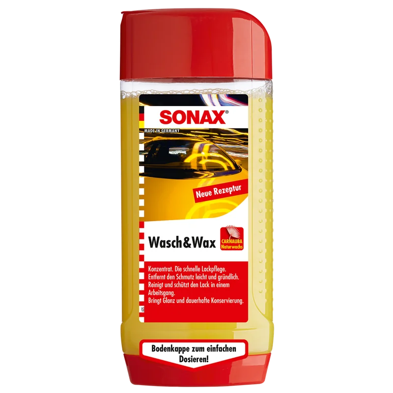 Sonax Wash & Wax - Автошампунь-концентрат с воском, 500 мл - 1