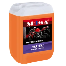 Shima Шампунь с воском для ручной мойки автомобиля Moto, Мото, 5 л