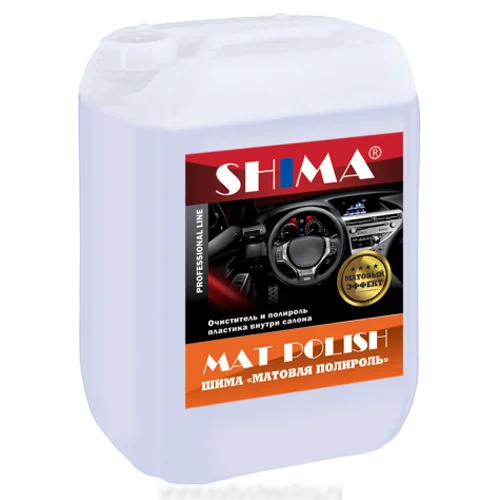 Shima Полироль для пластика с матовым эффектом Mat Polish, 5 л - 1
