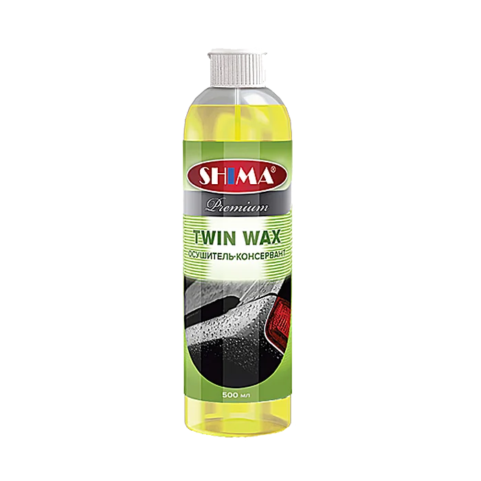 Shima Осушитель-консервант для кузова автомобиля Premium Twin Wax, 500 мл - 1